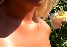 hey kinky blonde deepthroats cocks passionately prepping for double anal penetration