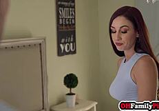i watched hot teen indica monroe suck stepbro cock then join milf stepmom foursome