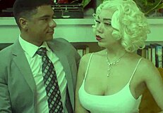 Dude, Barack Obama bangs Marilyn Monroe in wild presidents day cosplay parody!