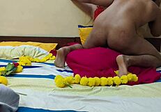 newlywed desi bride's first night turns wild as addicted husband rips clothes for rough ass fuck