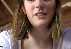 My Strap-On Dwarfs Your Tiny Dick Clara Dee Pegs Humiliates in POV.