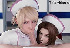 final fantasy girls deliver epic blowjob compilation