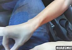 Damn, young shaved muslim teen pussy rides american cock behind stepdad!