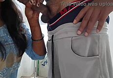 gau desi auntie bent over ranch taking huge load in mouth