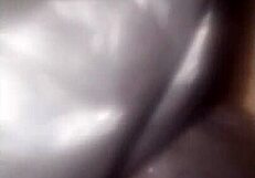 watching my huge black cock pulse during intense solo stroke session