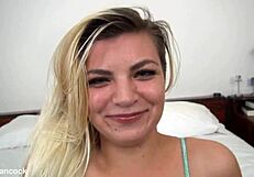 alex little's pov blowjob swallows huge messy cum blast?
