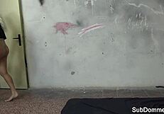 Dominated Euro Submissive Bound Choked Gagged Licked Pussy Roughly