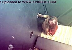 Wife's First Gloryhole Suck on Stranger Cocks