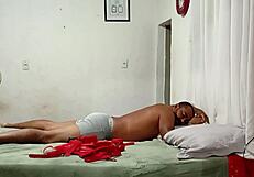 ei, essa bbw brasileira mama o pau do marido antes do creampie