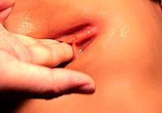 Ready to Practice Picking This Cute Fuck Doll's Big Shaved Pussy Up Close?
