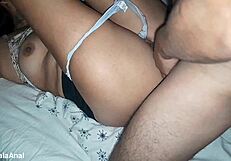 mi cuñado sneaks into my bedroom at night to roughly fuck my tight pussy