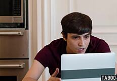 omg naughty milf penny barber dreams of stepson's monster cock deepthroat!!