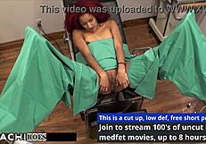 Daisy Ducati Forces Pothead Patient into Gaping Orgasms with Hitachi in Hospital