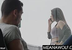 Adorable Asian Wife Cuckolds Ugly Hubby with Meana Wolf's Huge Black Cock