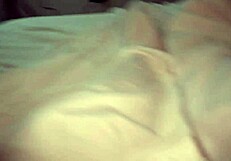 Milf Coworker Removes Condom Mid-Fuck in Shared Bed