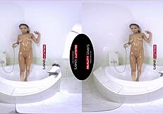 fuck my pussy you fool yells ebony in shower