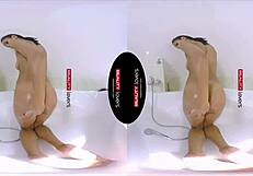 fuck my pussy you fool yells ebony in shower