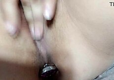 Fieryaries Fingers Herself With Buttplug Deep Inside!