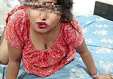 Sexy Indian ex-girlfriend gets fucked hard by boyfriend in homemade bedroom clip