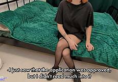 wanna see this dirty talking alt redhead in sneakers get roughly missionary fucked?