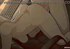 in this anime hentai hmv touch features intense anal cowgirl riding on big tits uncensored