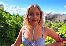 chloe the real slut gets her tight pussy stuffed full in sexy lingerie