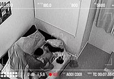 security cam catches my hot wife fucked raw by lover sipping cum while cuck works