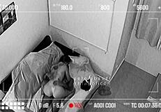 security cam catches my hot wife fucked raw by lover sipping cum while cuck works