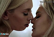 CURVY BABES' WORKOUT TURNS INTO SOAKED LESBIAN PUSSY LICKING ORGASMS!