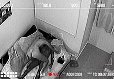 security cam catches my hot wife fucked raw by lover sipping cum while cuck works