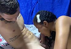 Raw milf stepsister shares bed blowjobs doggystyle creampie shemale