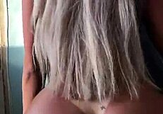 transsexual crossdresser model spreads juicy ass cheeks wide open
