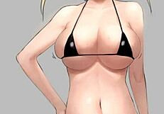 whoa, oruka's blonde tits lactating milk everywhere