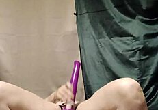 french milf slave chained in harness masturbates publicly outdoors