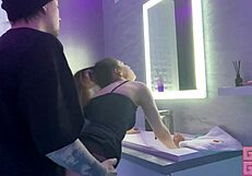 Gerageyn Risks Public Toilet Fuck With Stranger's Huge Cock Creampie