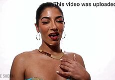 princess jasmine teases in lingerie giving jerk off commands