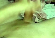 young white boy strokes his cock solo