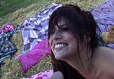 two couples sneak off fucking side by side caught by farmhand 💦😏