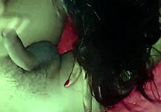 hot indian amateur sucks monster cock closeup blowjob