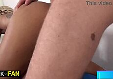 Chad and buddy double team petite pretty nesty cowgirl pussy lick