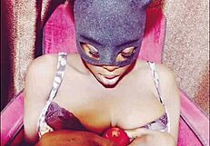 Sexy Halloween Ass Shaking Tease in Tight Costume