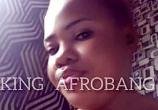 Princess Afrobang Teases with Her African Black Teen 18+ Softcore Solo Body