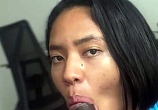 Watch Nysdel deepthroat sloppy with amateur couple cumshot explosion