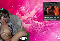 Ellie Goes Wild Reacting to Monster Animal Masturbation Compilation by Exotiqfox
