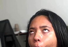 Watch Nysdel deepthroat sloppy with amateur couple cumshot explosion