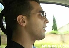 you watch helplessly as your wife gets pounded hard by a stranger's massive cock