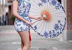helene tw jerk off challenge chinese dress part 4