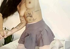 tears streaming from my sloppy deepthroat gagging