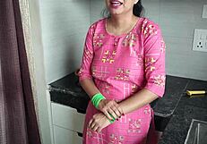 Stepmom cums hard from stepson fuck with hindi dirty talk?