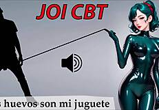 want extreme joi cbt roleplay in spanish kick those balls hard?